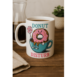 Donut Stress Just Do Your Best – 11 oz Ceramic Coffee Mug