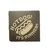 Hot Dog! It’s Summer – Laser Engraved Slate Coaster Set of 4 | Southern BBQ Gift