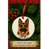 Custom Dog Christmas Ornament – Personalized Ceramic Pet Ornament | Dawg Gone Gifts