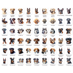 Custom Dog Christmas Ornament – Personalized Ceramic Pet Ornament | Dawg Gone Gifts