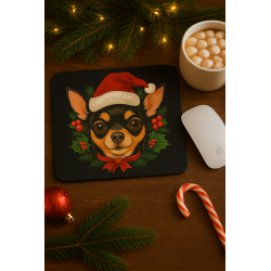 Christmas Dog Mouse Pad | Holiday Designs | 57 Dog Breeds | Made in Mississippi