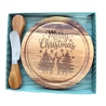 Merry Christmas Acacia Cheese Board Set – Southern Hostess Gift