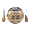 Merry Christmas Acacia Cheese Board Set – Southern Hostess Gift