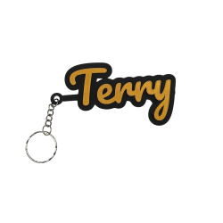 Custom Name Keychain - Personalized 3D Printed Bag Tag
