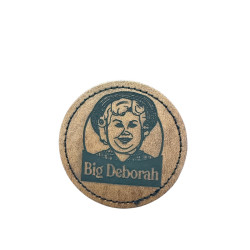 Big Deborah Leatherette Patch – Southern Laser Engraved Iron-On or Sew-On