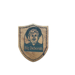 Big Deborah Leatherette Patch – Southern Laser Engraved Iron-On or Sew-On