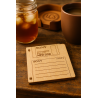 Retro Floppy Disk Wooden Coaster – Laser Engraved Sony MFD-2DD | Cork Backed