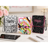 Personalized Padded Tablet Wristlet Case with Monogram