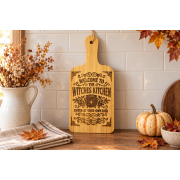 Witches Kitchen Engraved Bamboo Cutting Board