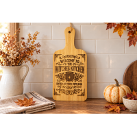 Witches Kitchen Engraved Bamboo Cutting Board Witches Kitchen Engraved Bamboo Cutting Board