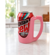 3D Printed Soda Can Holder with Handle – Fits Standard 12 oz Cans