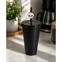 3D Printed Skull Straw Topper