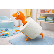 3D Printed T-Rex Toilet Paper Holder