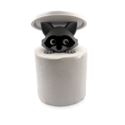 3D Printed Trash Can Bandit Toilet Paper Holder