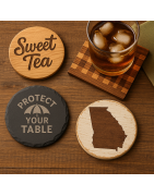 Handcrafted Coasters – Southern Style Drink Coasters | Dawg Gone Gifts